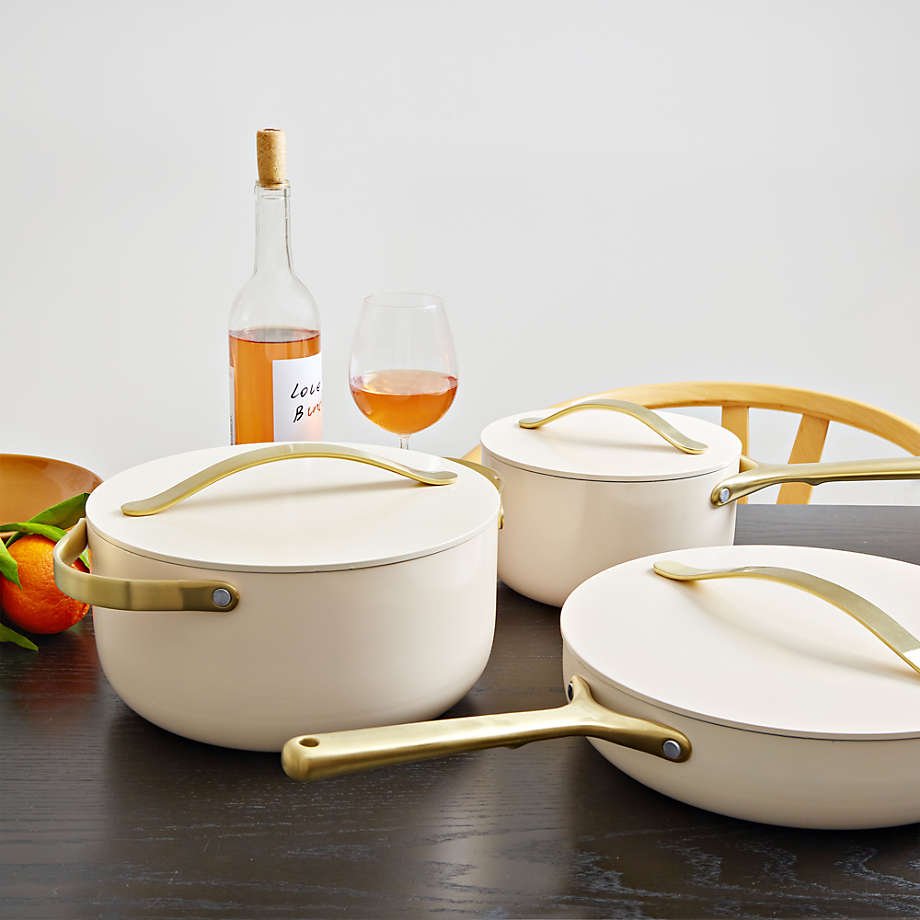 Utenzo Home Cream Supper Non-Stick Ceramic Sauce Pan