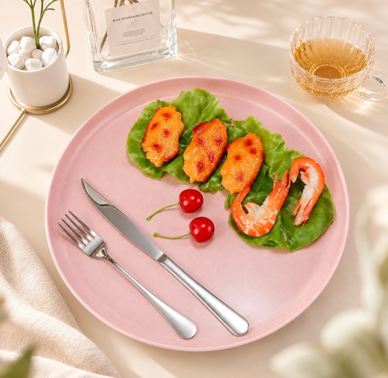 30cm Wheat Straw Plate (6)