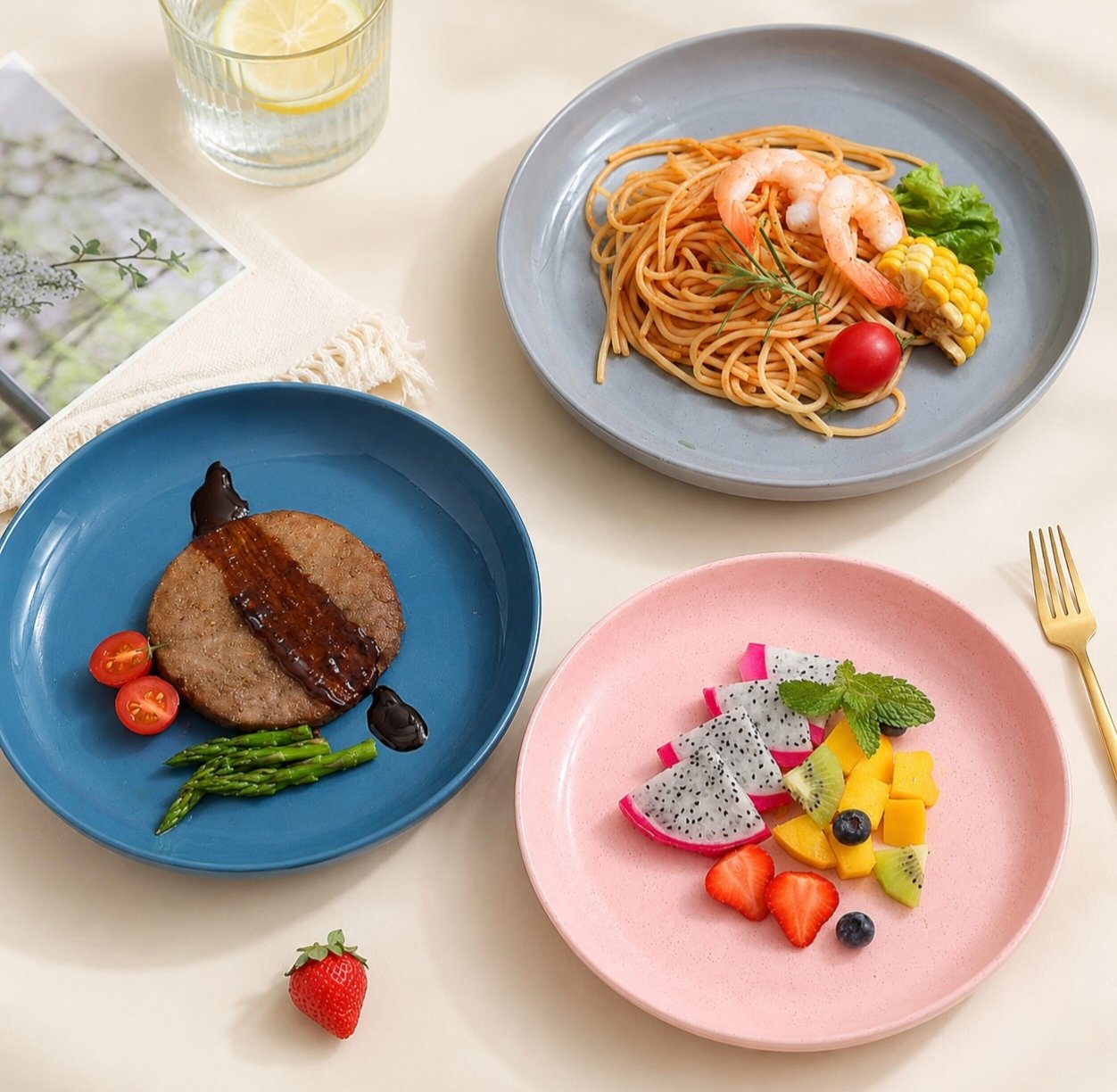 Wheat Straw Dinner Plate (3)