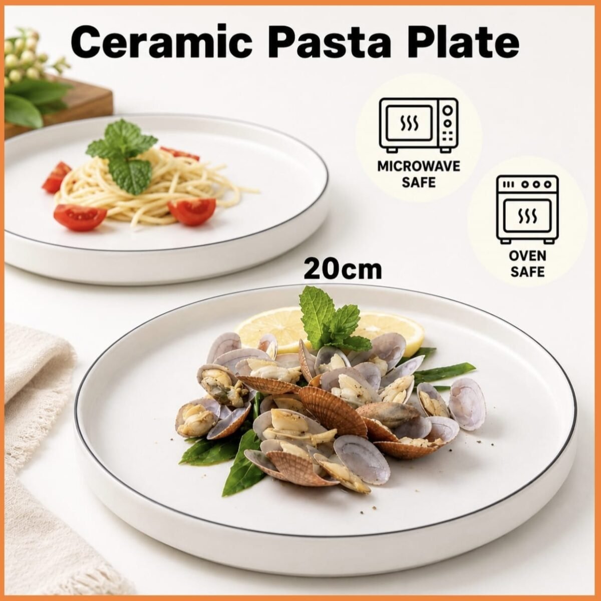 Pasta Plate Steak Plate Western Plate Ceramic Plate Dinner Plate西餐盘